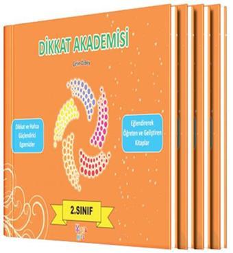 Dikkat Akademisi 2. Sınıf Seti (4 Kitap) - Çetin Özbey - Yuka Kids Yayınevi