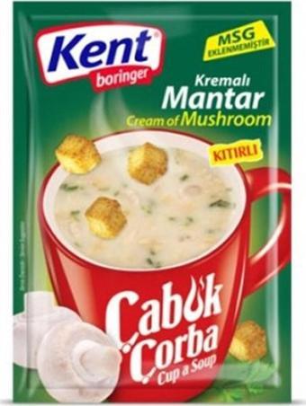 Kent Boringer Çabuk Çorba Kremalı Mantar 19 Gr 4'Lü