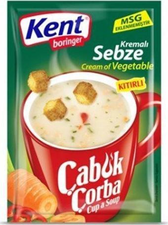 Kent Boringer Çabuk Çorba Kremalı Sebze 18 Gr 4'Lü