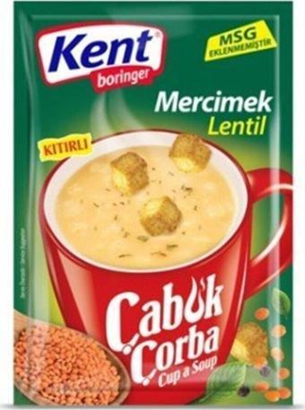 Kent Boringer Çabuk Çorba Mercimek 22 Gr Kıtırlı