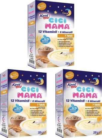 Kent Boringer Cicimama 12 Vitamin 6 Mineral 7 Tahıllı 200 Gr 3 Adet