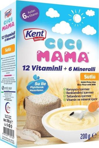 Kent Boringer Cicimama Sütlü 12 Vitamin 6 Mineralli