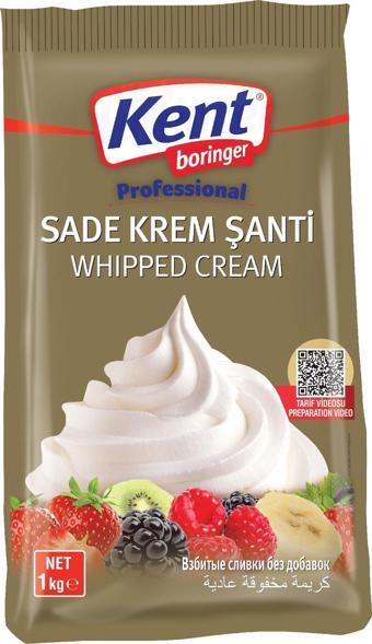 Kent Boringer Fafitta Krem Şanti Sade 1 Kg