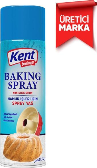 Kent Boringer Hamur İşleri İçin Sprey Yağ 250 Ml-Pratik