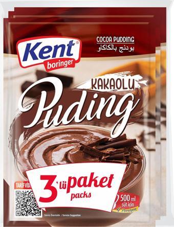 Kent Boringer Kakaolu Puding 154 Gr 3 Lü