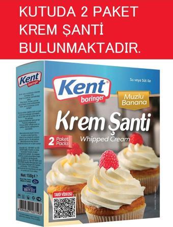 Kent Boringer Krem Şanti Muzlu 75 Gr 2'Li Paket