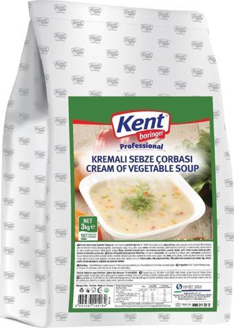 Kent Boringer Kremalı Sebze Çorbası 3Kg