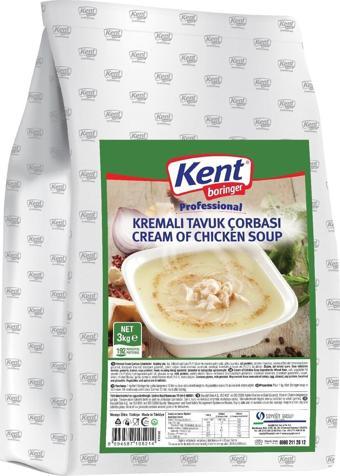 Kent Boringer Kremalı Tavuk Çorbası 3Kg