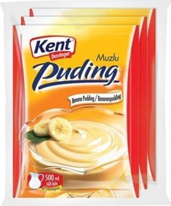 Kent Boringer Muzlu Puding 125 Gr 3 Lü