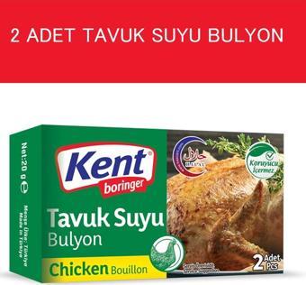 Kent Boringer Tavuk Suyu Bulyon 10 Gr 2'Li Tablet