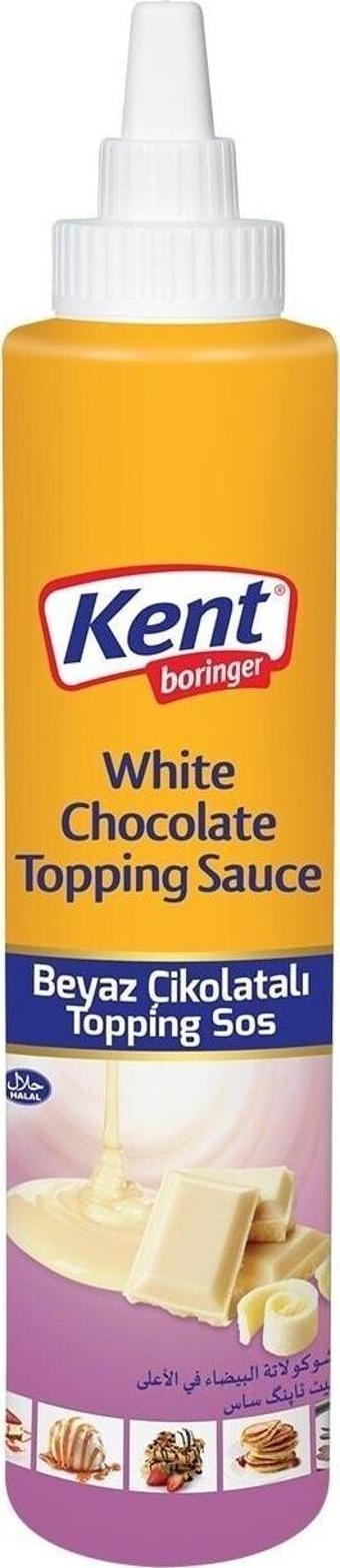 Kent Boringer Topping Sos Beyaz Çikolata 750 Gr