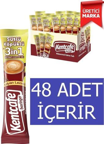 Kentcafe Sütlü Köpüklü 18 Gr 48 Li Hazır Kahve