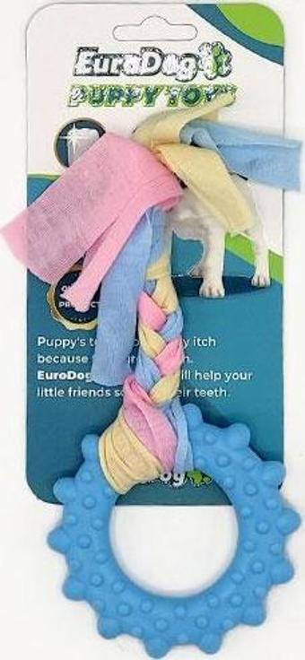 EuroDog Puppy Toys Mavi Çark Diş Kaşıma Oyuncağı