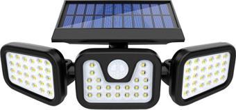 POWERMASTER MX-W771A SENSÖRLÜ 3 MODLU 74 LEDLİ SOLAR AYDINLATMALI DUVAR LAMBASI