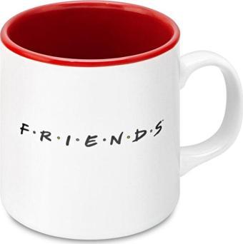 Mabbels Seramik Mug Kupa Friends Central Perk Koltuk Dış Beyaz İç Kırmızı 386322