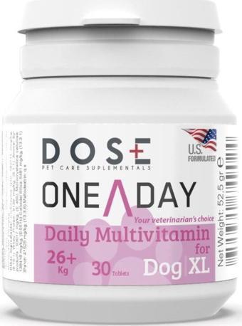 Dose One A Day Dog Köpek 26 Kg+ Multivitamin 30 Tablet