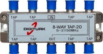 DIGITURK 5-2150 MHZ 20DB 8 YOLLU TAP SWITCH 1/8 SPLITTER