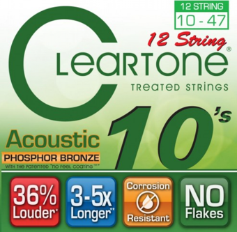 CLEARTONE 7410-12 Phosphor Bronze 12 Telli  Akustik Gitar Teli