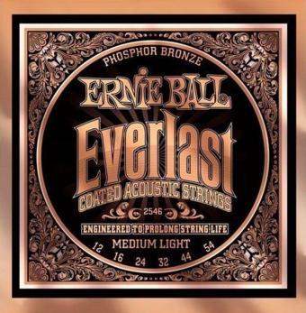 Ernie Ball P02546 Everlast Akustik Gitar Teli (MediumLight)