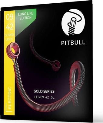 Pitbull Strings Gold Series LEG 09-42 SL LONG LIFE EDITION Takım Tel Elektro Gitar Teli