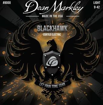 Dean Markley Blackhawk 8000 Kaplamalı Light 9-42 Elektro Gitar Takım Tel