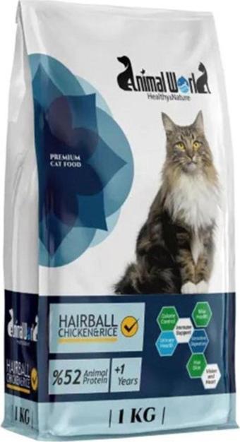 Animal World Tavuklu Ve Pirinçli Yetişkin Kedi Maması 1Kg