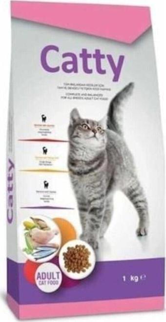 Catty Adult Chicken Tavuklu Yetişkin Kedi Maması 1Kg