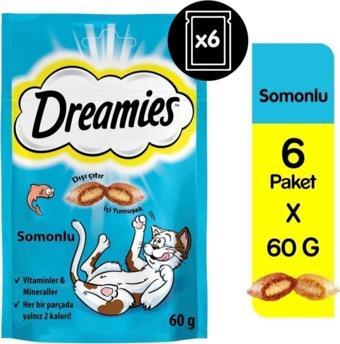 Dreamies Somonlu Kedi Ödül Maması 60 Gr 6 Adet