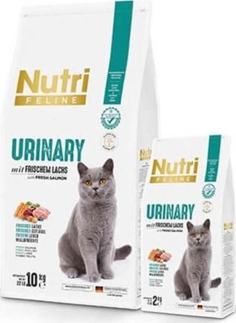 Nutri Feline Urinary Böbrek Sağlığı Destekleyici Somonlu Düşük Tahıllı Yetişkin Kedi Maması 10 Kg