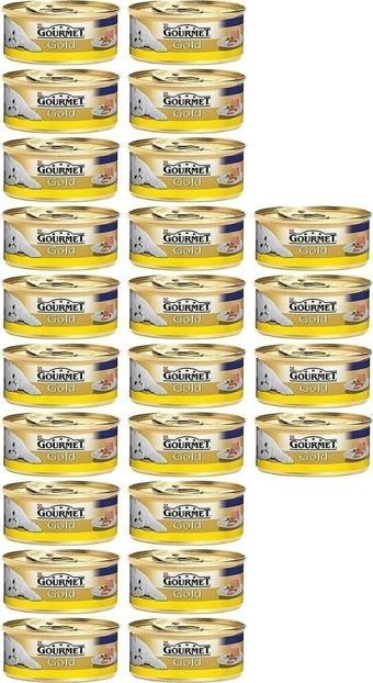 Gourmet Gold Kıyılmış Tavuklu Yaş Kedi Maması 85 Gr X 24 Adet