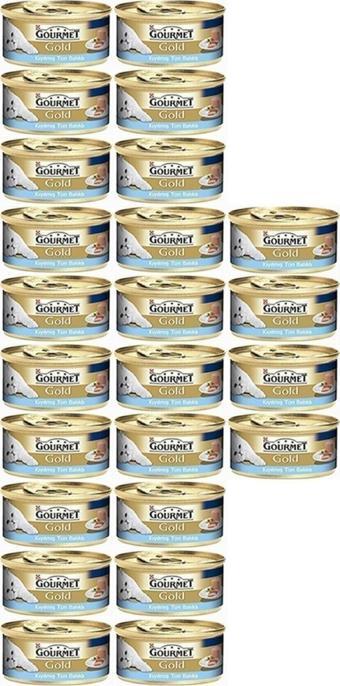 Gourmet Gold Kıyılmış Ton Balıklı Kedi Konservesi 24X85Gr