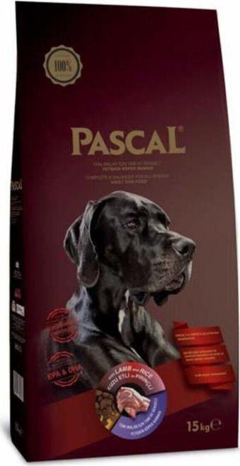 Pascal Kuzu Etli Ve Pirinçli 15 Kg Yetişkin Köpek Maması