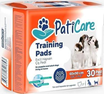 Paticare Trainingpads Yavru Köpek Tuvalet Eğitim Pedi 60X90Cm 30Lu Köpek Çiş Pedi Hasta Köpek Pedi