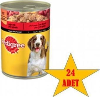 Pedigree Konserve Biftekli 24X400 Gr