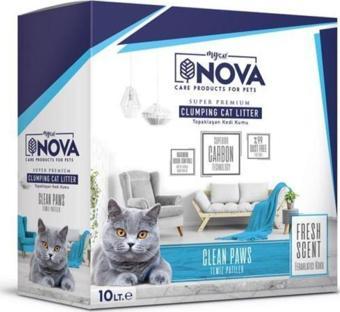 My Cat Mycat Nova Ferahlatıcı Koku ( Temiz Patiler) Premium Kedi Kumu10Lt