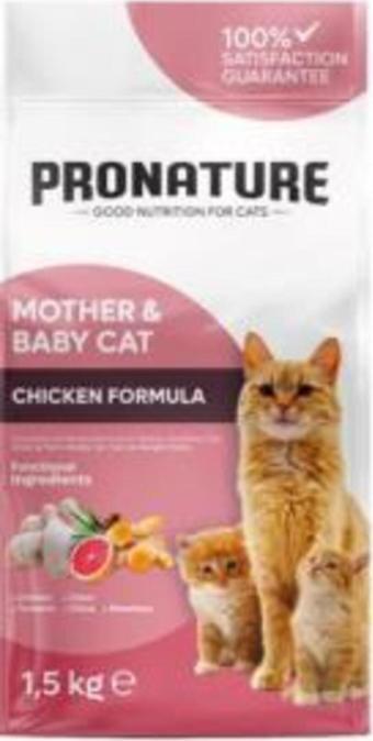 Pronature Mother & Baby Tavuk Etli Kuru Kedi Maması 7 Kg