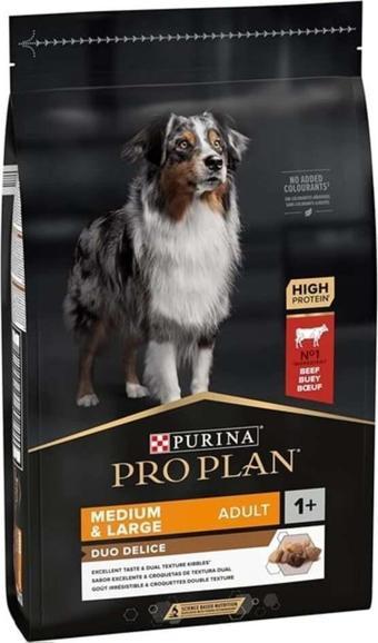 Pro Plan Duo Delice Beef Parça Etli Yetişkin Köpek Maması 10 Kg