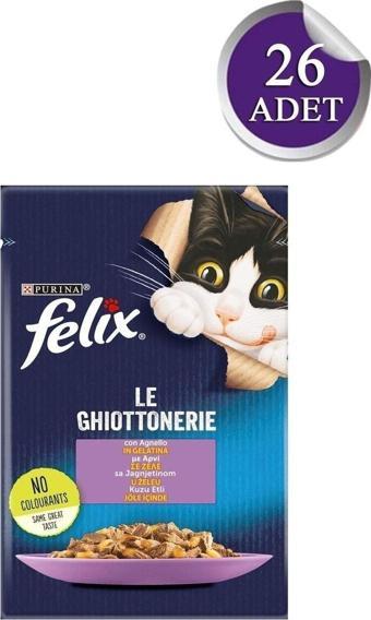 Purina Felix Felix Kuzulu Yetişkin Kedi Yaş Mama 26 X 85 Gr