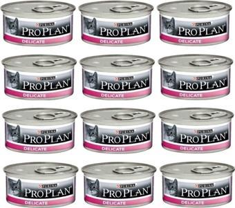 Purina Pro Plan Proplan Delicate Hassas Sindirim Sistemi Kedi Konserve 85Gr 12'Li