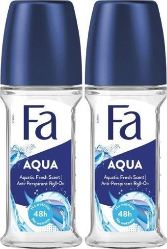 Fa Aqua Roll-On 50 Ml X 2 Adet 