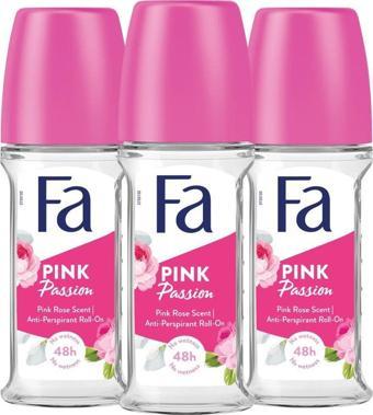 Fa Pink Passion Roll-On X 3 Adet