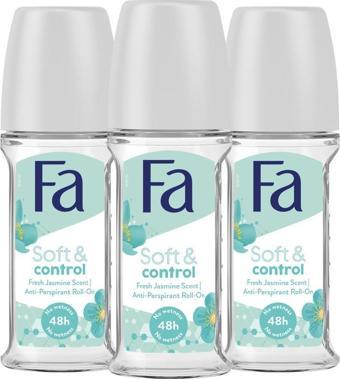 Fa Soft&Control Roll-On X 3 Adet