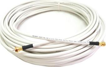 Erk Hazır Uydu Anten Kablosu Gold F Konnektörlü 3 Metre Full Hd Uyumlu Rg6 80 Tel