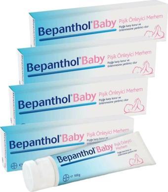 Bepanthol Baby Pişik Önleyici Merhem 100 gr 4 Adet