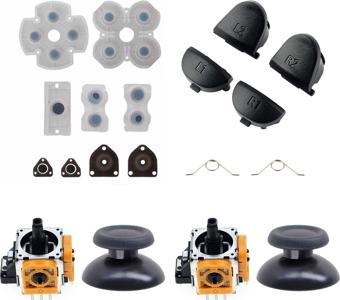 PS4 001 011 Analog Motor Topuz İç Lastik Tetik Omuz Tuşu Tamir Seti Playstation 4 Kol Tamiri