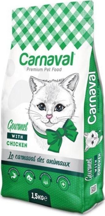 Carnaval Premium Cat Adult Gourmet Renkli Taneli Yetişkin Kedi Maması 1,5 Kg