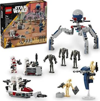 LEGO Star Wars 75372 Clone Trooper & Battle Droid Battle Pack +7 Yaş (215 Parça) 