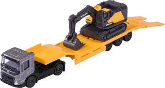 Majorette Transporter Volvo Truck & Excavator