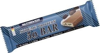 Nutrever Xtreme Protein Bar 50 gr 24 Adet - Kremalı Kurabiye