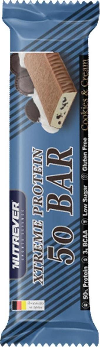 Nutrever Xtreme Protein Bar Cookies&cream 24*50gr